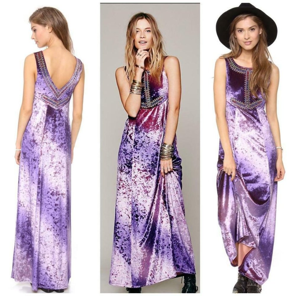 Free People Crushed Velvet Hello Gorgeous Dress